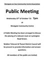 Westgate Community Centre Public Meeting - Mast
