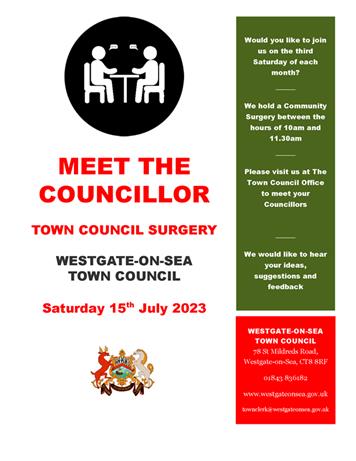  - Meet the Councillor - Town Council Surgery
