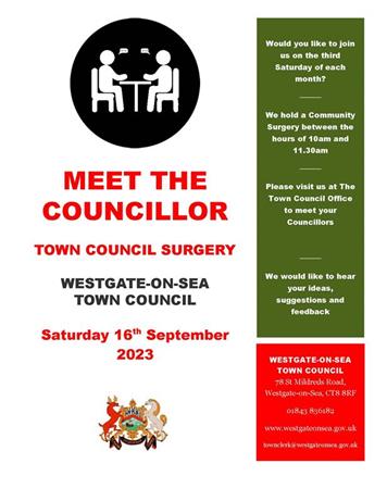  - Meet the Councillor - Town Council Surgery