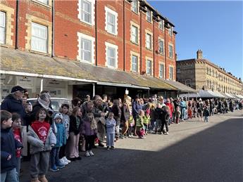 A Bright Morning for the Pancake Races