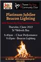 Platinum Jubilee Beacon Lighting, Thursday 2 June 2022