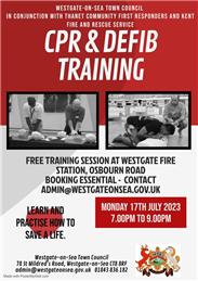 Free CPR & Defibrillator Training - 17th July