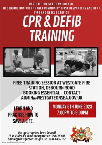  - Free CPR & Defibrillator Training