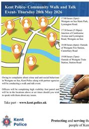 Kent Police Community Walk and Talk