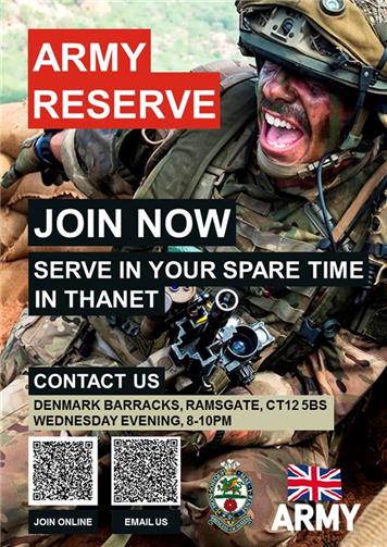  - The Army Reserve in Thanet Want You!